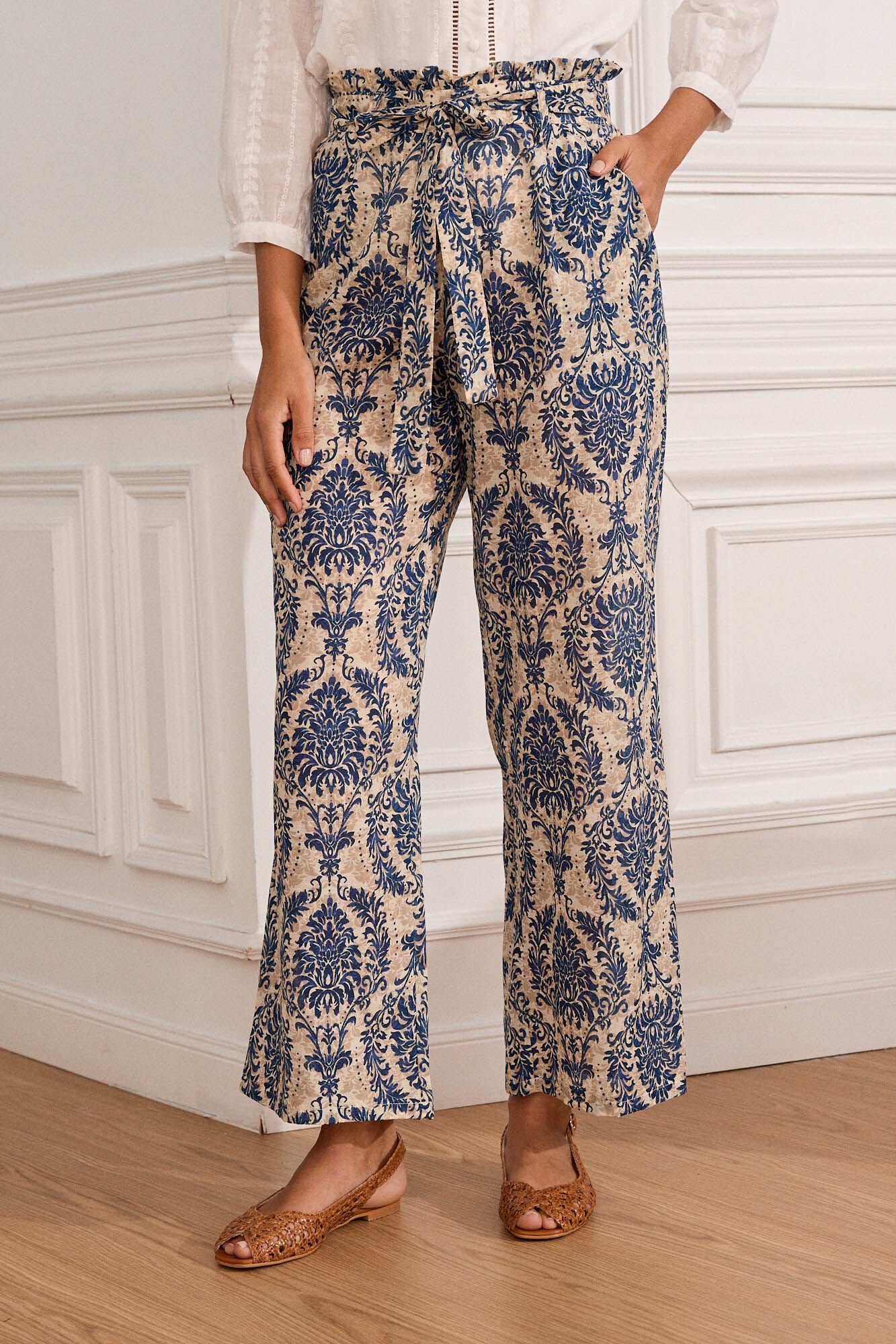 Pantalon estampado Betista Pantalones de mujer Cortefiel