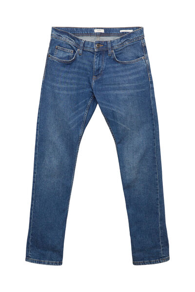 Cortefiel Jeans 5 bolsos com algodão orgânico Azul
