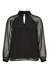 Vero Moda Curve Blusa com decote em gota Preto