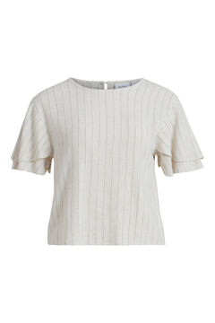 Cortefiel Women's linen blouse Tobaco