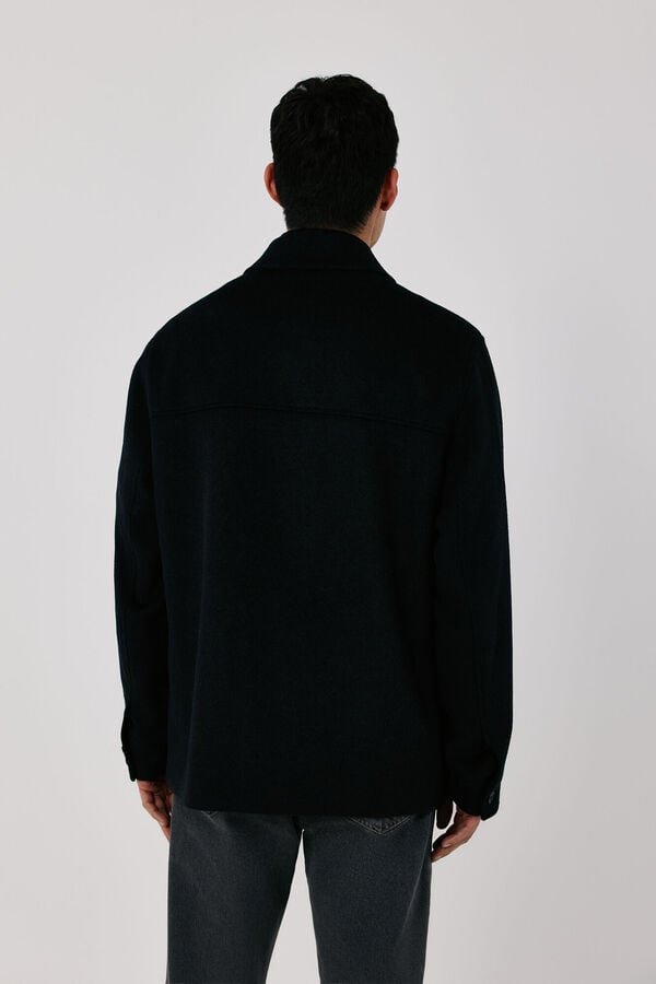 Cortefiel Four-pocket coat Dark grey