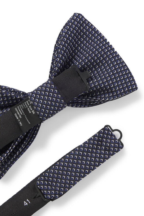 HUGO Silk bow tie Blue