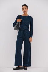 Cortefiel Basic crew neckline t-shirt Navy