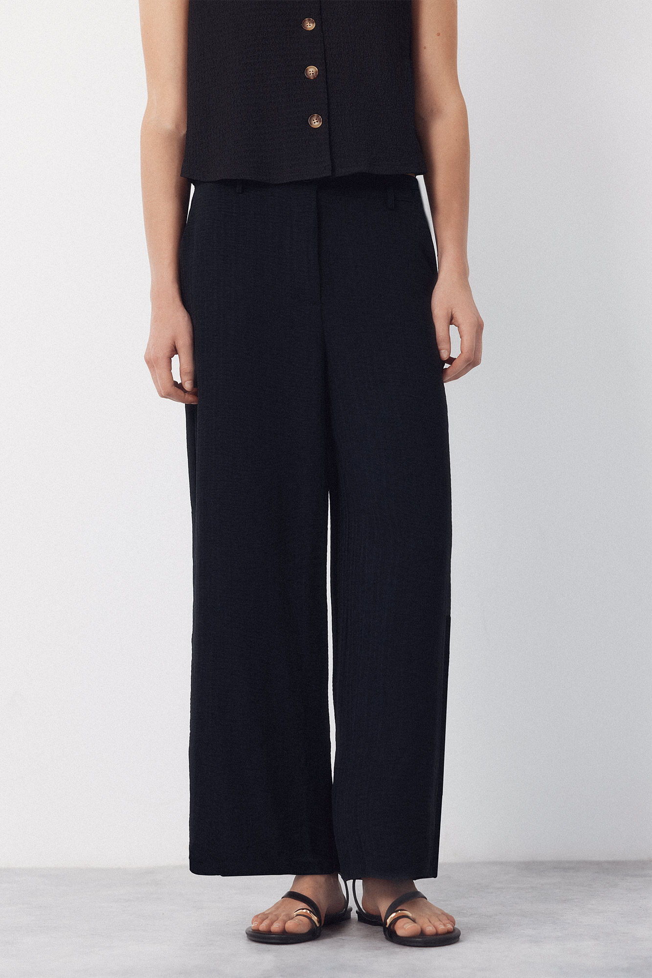 Cortefiel Textured pants