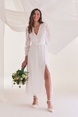 Pol&iacute;n Et Moi Amaia wedding dress White