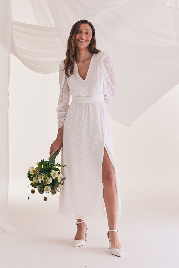 Pol&iacute;n Et Moi Amaia wedding dress White