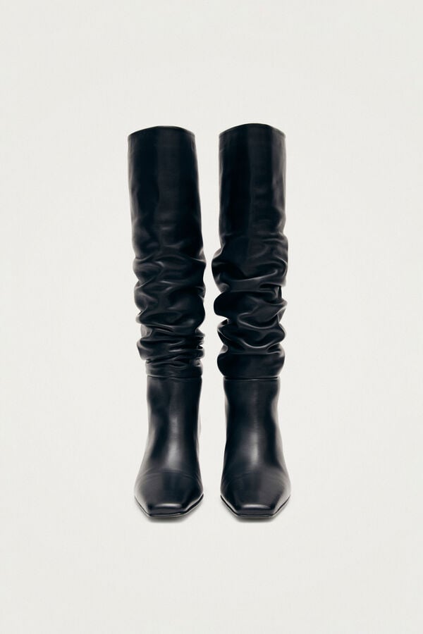 Alohas Botas de cuero Kalila Negro