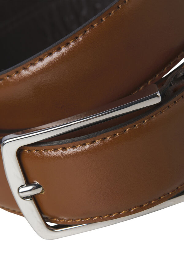 Jack & Jones Cinturón piel Marrón