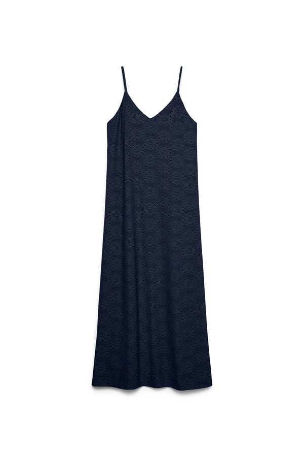 Vero Moda Vestido comprido de al&ccedil;as Azul