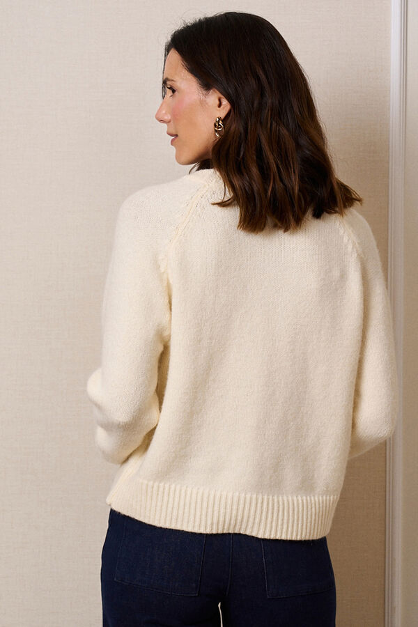 Polín Et Moi Detalhes da camisola Cris Ecru