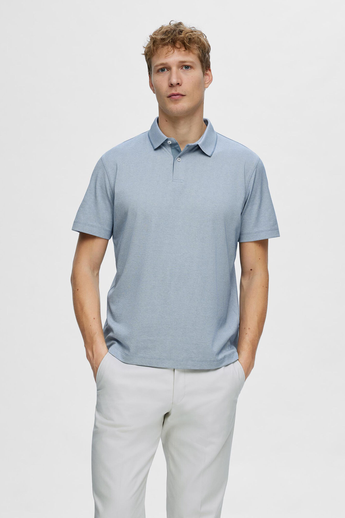 Polo de manga corta confeccionado con algodon organico Polos de hombre Cortefiel