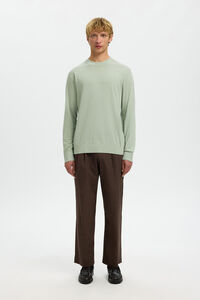 Selected Camisola leve 100% algod&atilde;o org&acirc;nico