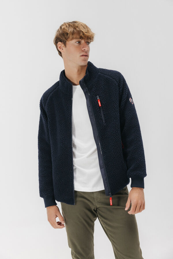 elPulpo Blusão de forro polar Vancouver Azul