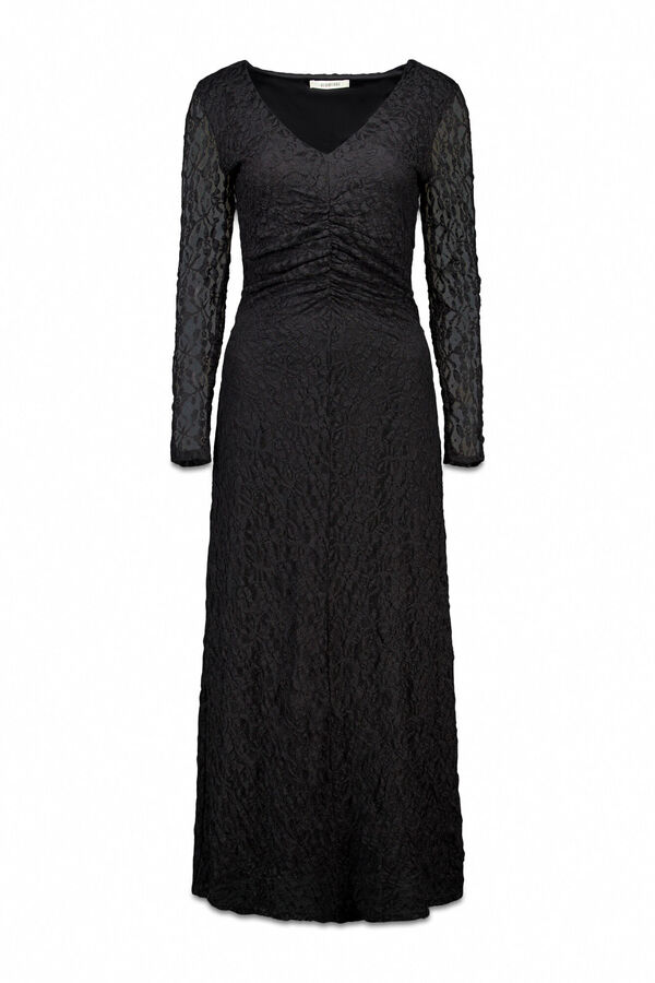 Slowlove Vestido lencero negro Negro