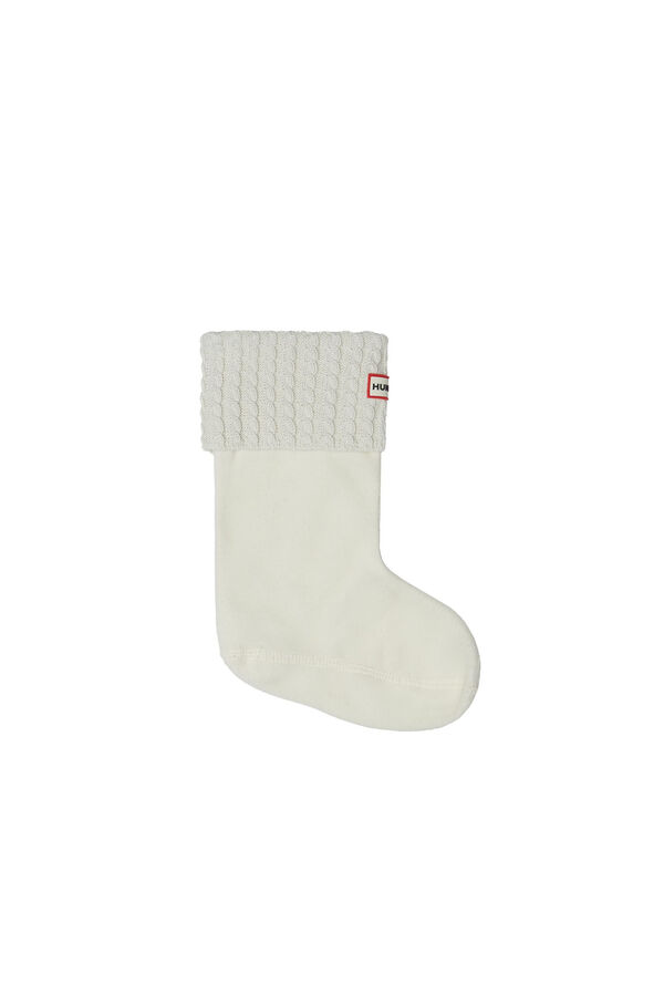 Cortefiel Mini boot sock White