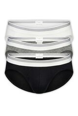 Cortefiel Jersey-knit 3-pack boxers Black