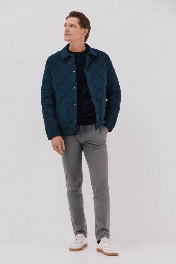 Cortefiel Crew neck cashmere crew neck jersey Navy