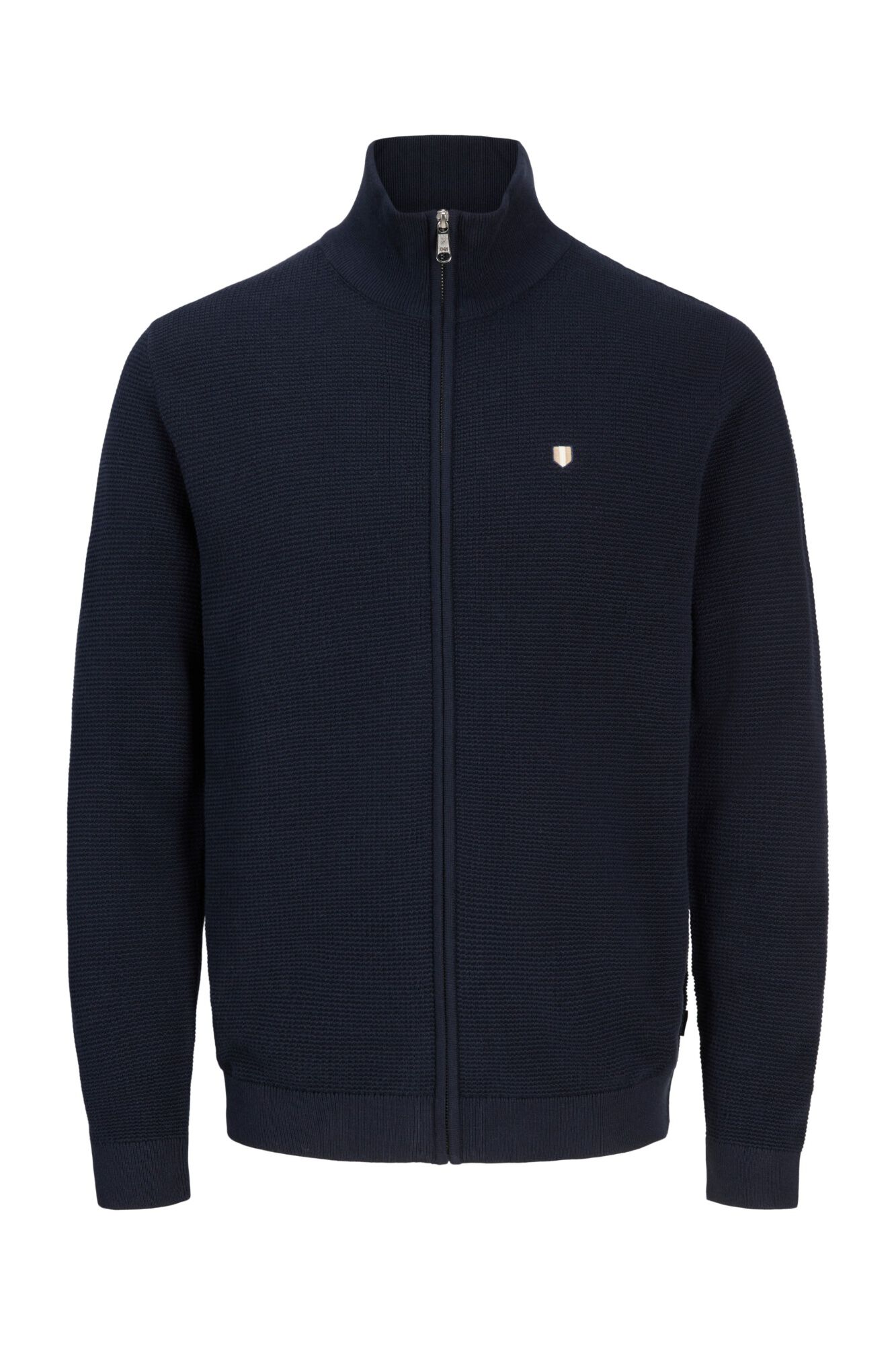 Jack & Jones Casaco de malha 100% algod&atilde;o org&acirc;nico