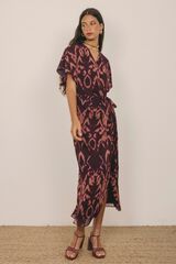 Cherubina Vestido Danna Roxo