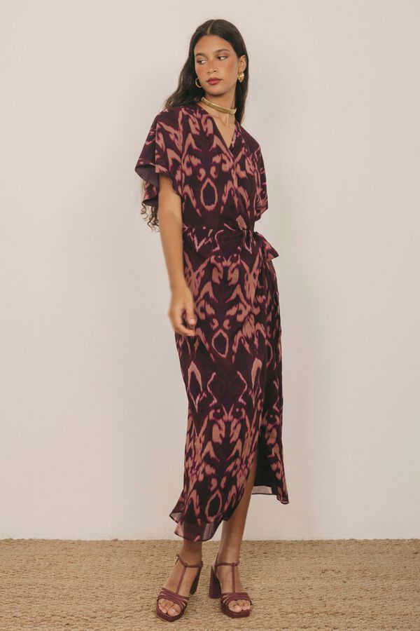 Cherubina Vestido Danna Roxo