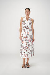 Grace & Mila Vestido midi estampado floral Wink Impress&atilde;o