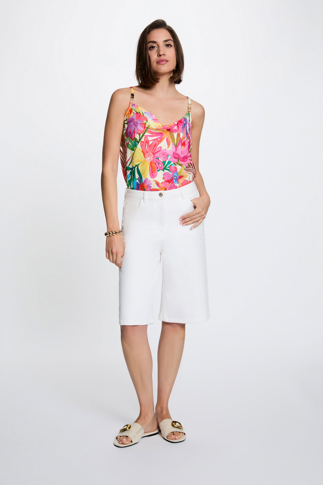 Morgan Top de lingerie estampado floral
