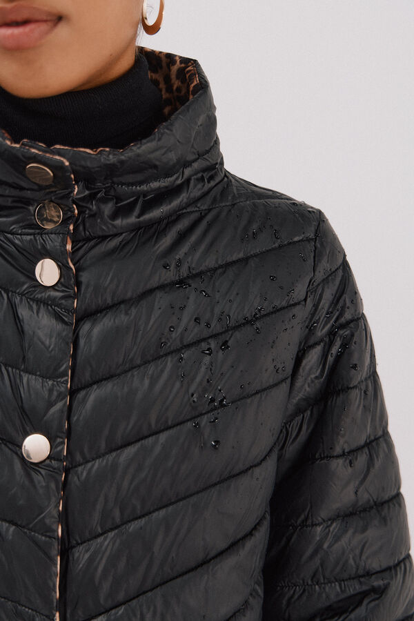 Cortefiel Reversible Thermolite® jacket Black