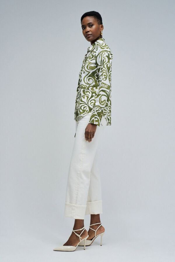 Salsa Jeans Camisa regular Verde