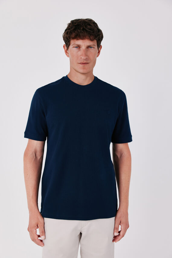 Camiseta básica tejido piqué
