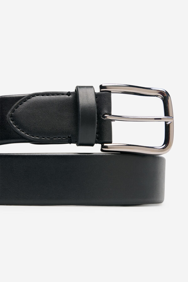 Cortefiel Elastic dress belt Black