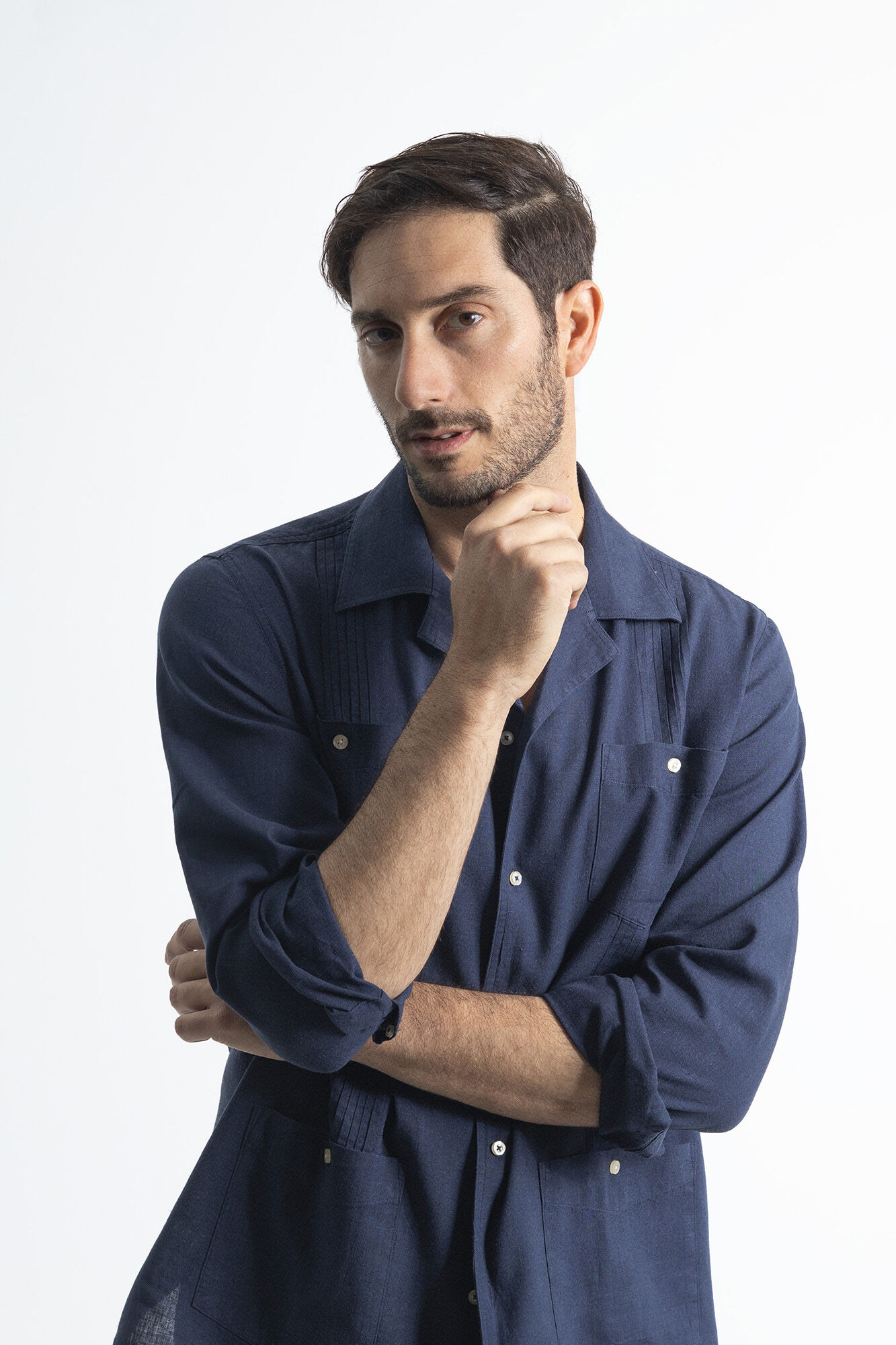 Guayabera hombre lino sales