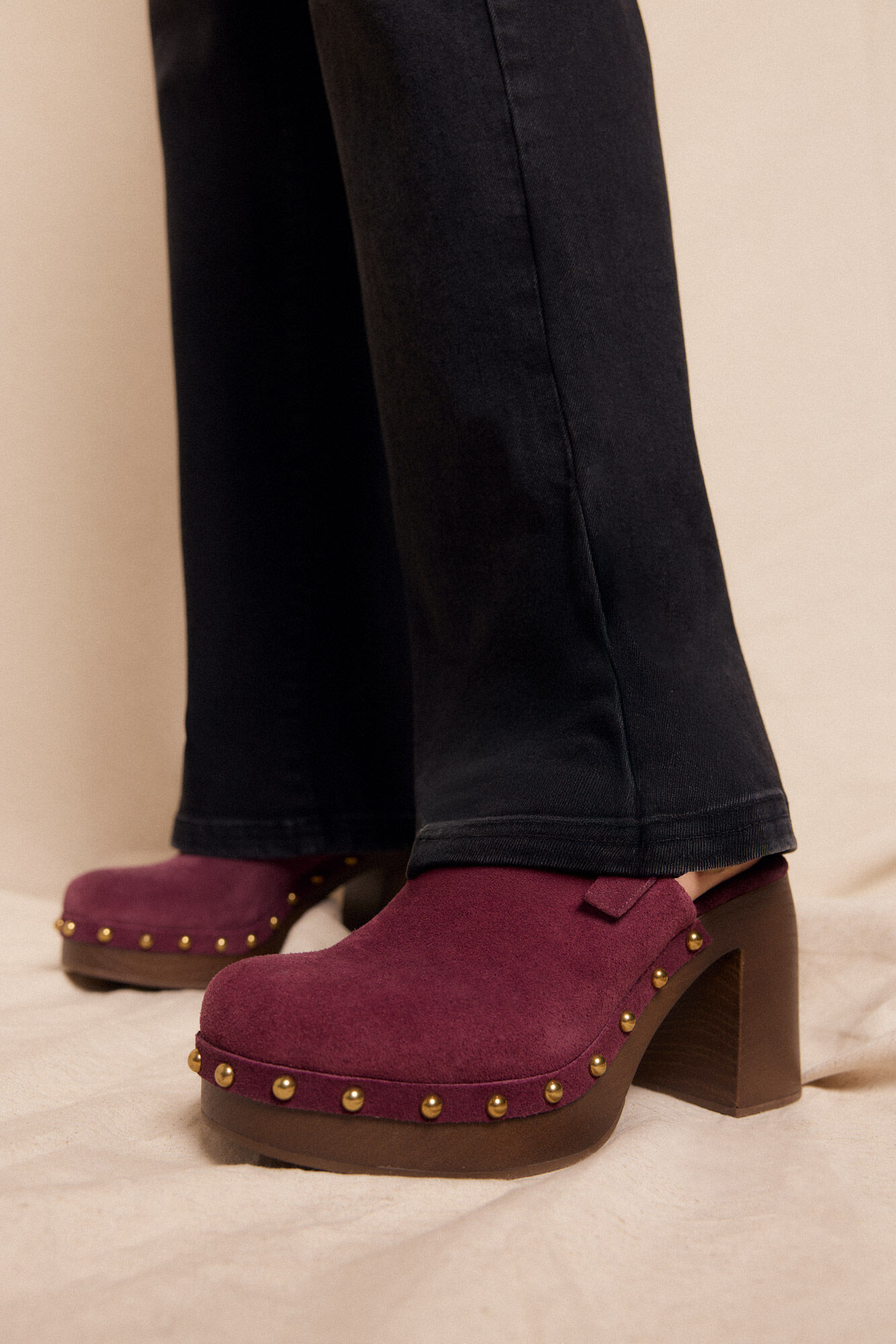 Slowlove Cal&ccedil;a jeans com abertura baixa 