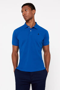 Cortefiel Essential polo shirt Blue