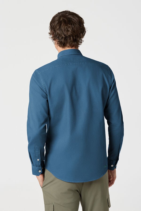 Williot Camisa Estrutura Dyed Azul