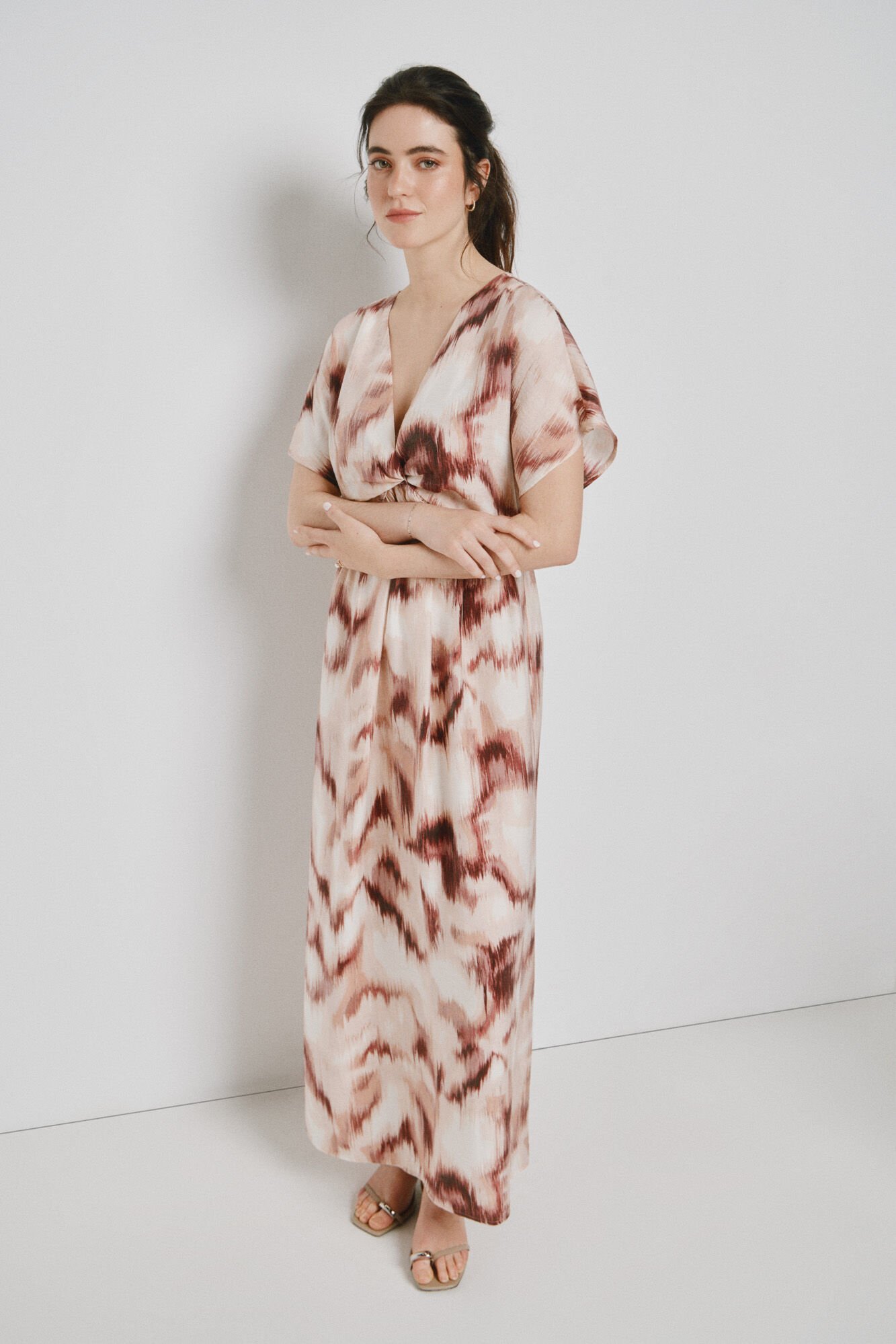 Vero Moda Vestido comprido de manga curta