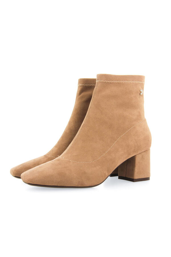 Gioseppo Botins elásticos com salto ragú Tostado
