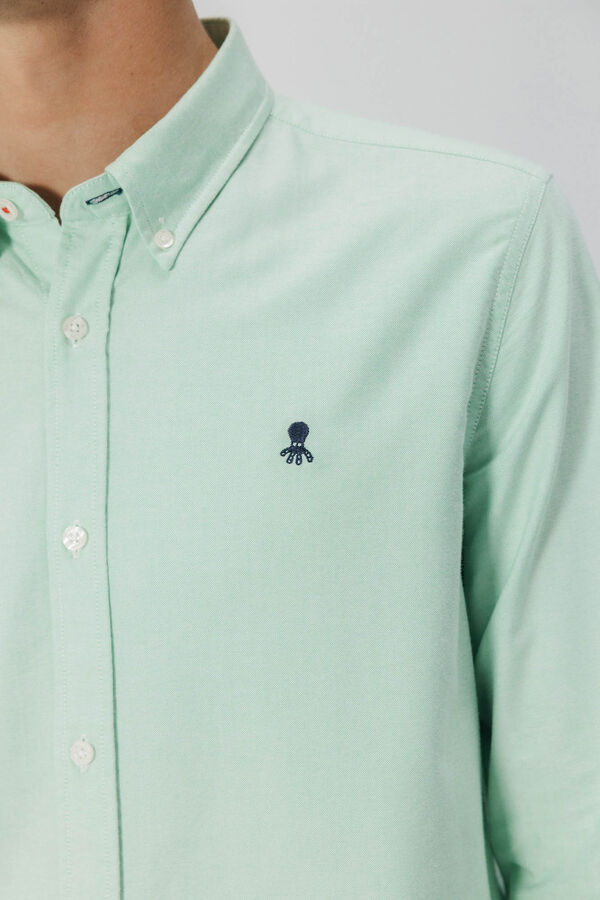 elPulpo Camisa Oxford Casual Verde