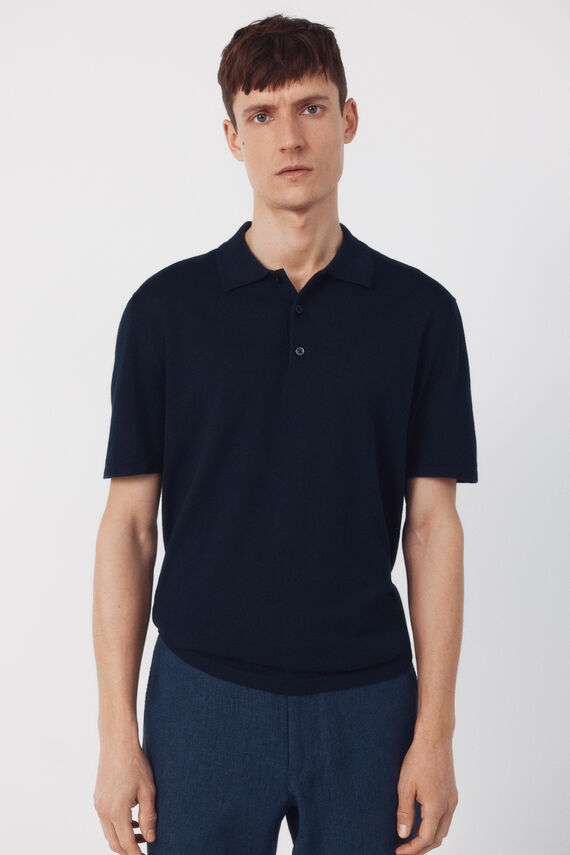 Jersey polo manga corta algodón
