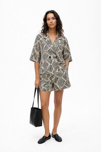 Object Camisa estampada corte blazer