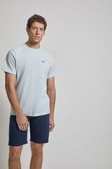 Street Monkey T-shirt manga curta Azul