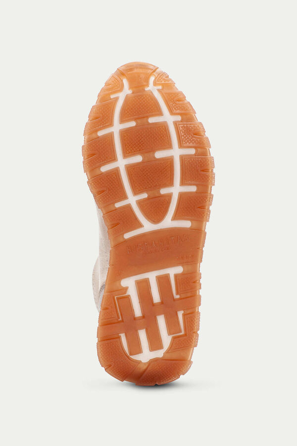 Hispanitas Tênis esportivo KANSAS Center com fecho-éclair Tostado