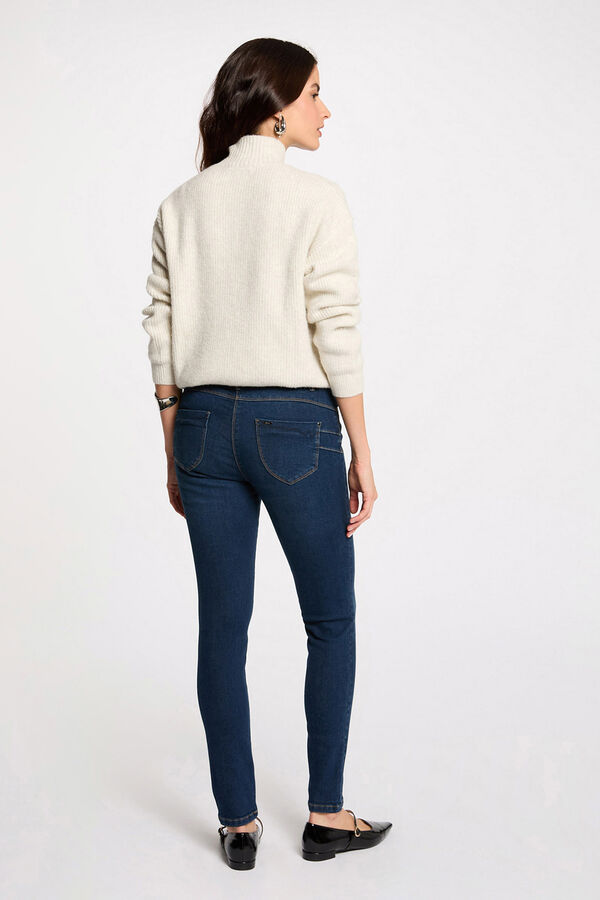 Morgan Jeans slim tamanho padr&atilde;o Azul