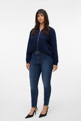 Vero Moda Curve Jeans skinny de cintura alta Azul