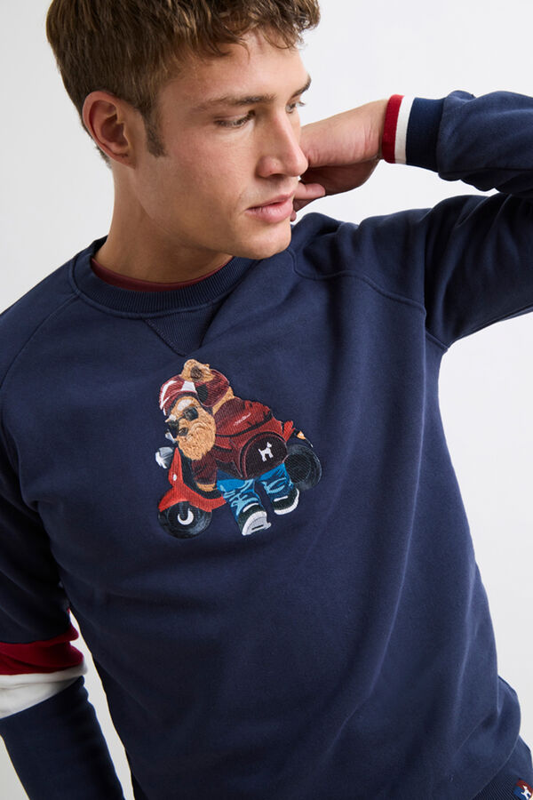 Williot Sweatshirt Sr. Willie ao Folho Azul