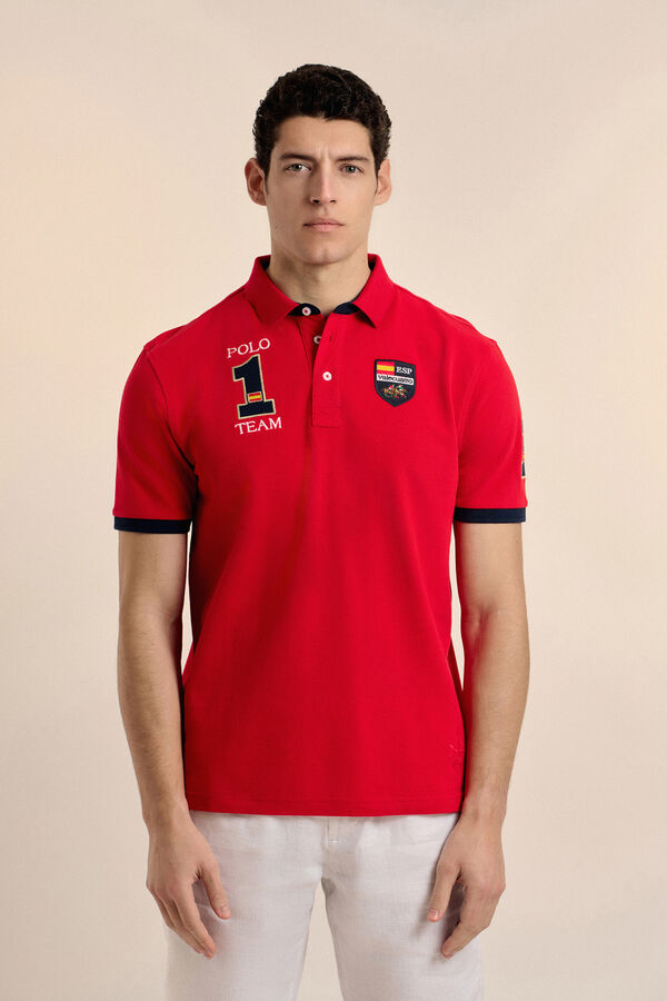 Valecuatro Espanha Polo Vermelho