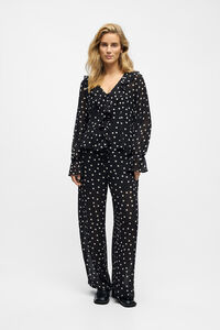 Object Blusa de gaze estampada