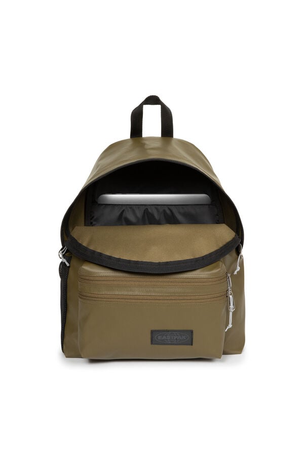 Cortefiel Backpack with padded laptop cover Green