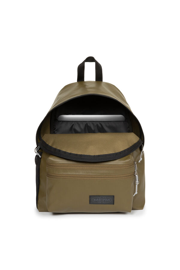 Cortefiel Backpack with padded laptop cover Green
