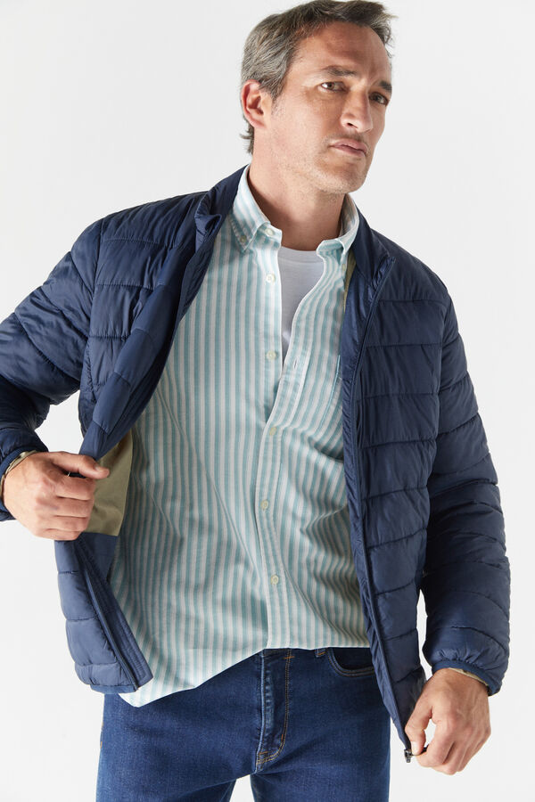 Cortefiel Ultralight quilted jacket Navy