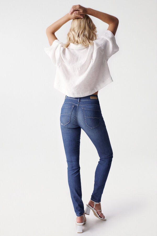 Jeans secret push in skinny, Calças jeans de mulher